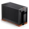 Jonsbo T9 Black PC-Enclosure Mini-Enclosure ITX PCIe 5.0 riser cable - Silver (T9 SILVER PCIE 5.0)