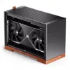 Jonsbo T9 Black PC-Enclosure Mini-Enclosure ITX PCIe 5.0 riser cable - Silver (T9 SILVER PCIE 5.0)