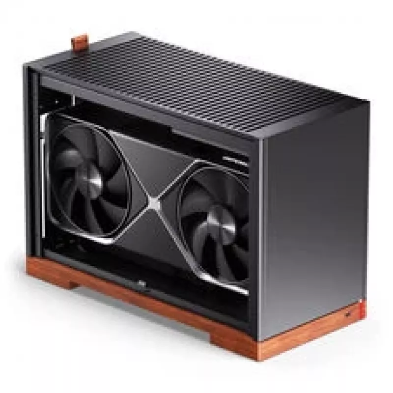 Jonsbo T9 Black PC-Enclosure Mini-Enclosure ITX PCIe 5.0 riser cable - Silver (T9 SILVER PCIE 5.0)