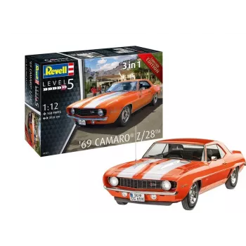 Plastic model 69 Chevy Camaro 1/12