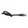 Alcasa 8060-SF100S Network Cable 10 m Cat6a S/FTP (S-STP) Black (8060-SF100S)