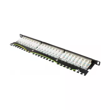 Alcasa GC-N0136 - Gigabit Ethernet - RJ45 - Cat6 - 22/26 - Black - Steel (GC-N0136)