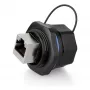 Alcasa IC06-R103 - RJ45 - Black - Copper - Plastic - silica gel - IP65 - IP67 - -40 - 80 °C (IC06-R103)