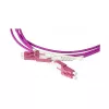 Patch Cable LWL Duplex OM4 (Multimode, 50/125) LC/LC, UNIBOOT, LSZH, reversible polarity, Entriegelungslasche, 0,5m, Good Connections® (LW-U8005LC4)