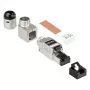 RJ45 Plug Cat. 6A, tool-less / feldkonfektionierbar, STP Shielded, Metal, 5 Richtungen, Good (GC-N0165)