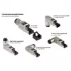 RJ45 Plug Cat. 6A, tool-less / feldkonfektionierbar, STP Shielded, Metal, 5 Richtungen, Good (GC-N0165)