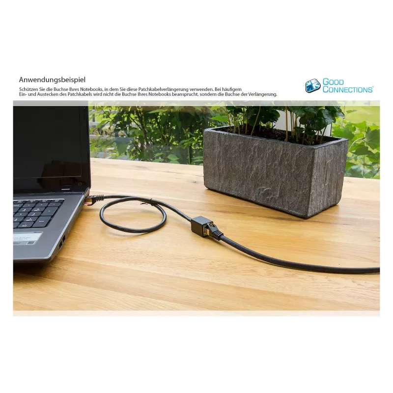 Goodconnections 8070VR-005S Ethernet Patch Cable Black