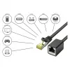 Goodconnections 8070VR-005S Ethernet Patch Cable Black