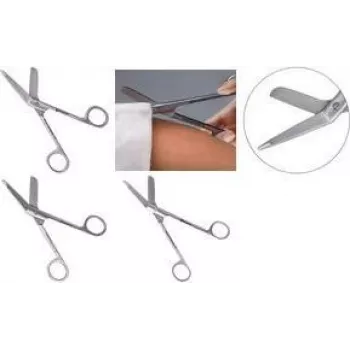 First aid scissors first aid only P-96028, 16.0 cm, stainless steel, silver