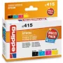 edding printer cartridges EDD-415 black, cyan, magenta, yellow compatible with EPSON T1295L, set of