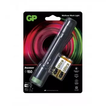 Hand flashlight GP Lighting C33 Black Green