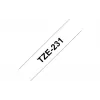 Label-making tape Brother TZE-231 Black on white