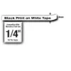 Label-making tape Brother TZe-211 Black on white