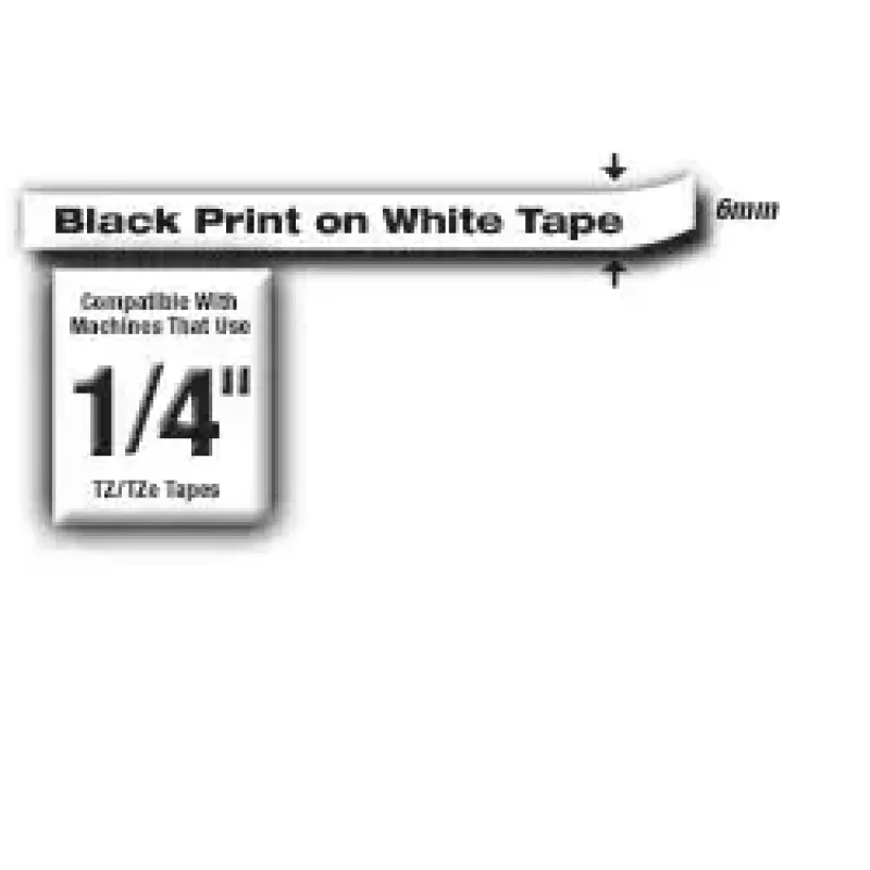 Label-making tape Brother TZe-211 Black on white