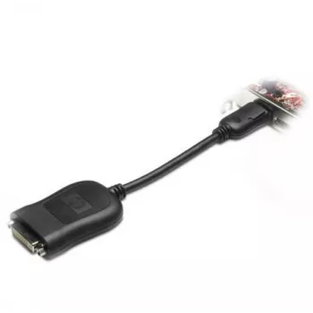 HP - DVI-Adapter - DisplayPort (M) to DVI-D (W) - Black - for Quadro FX 3800 (481409-001,FH973AA)