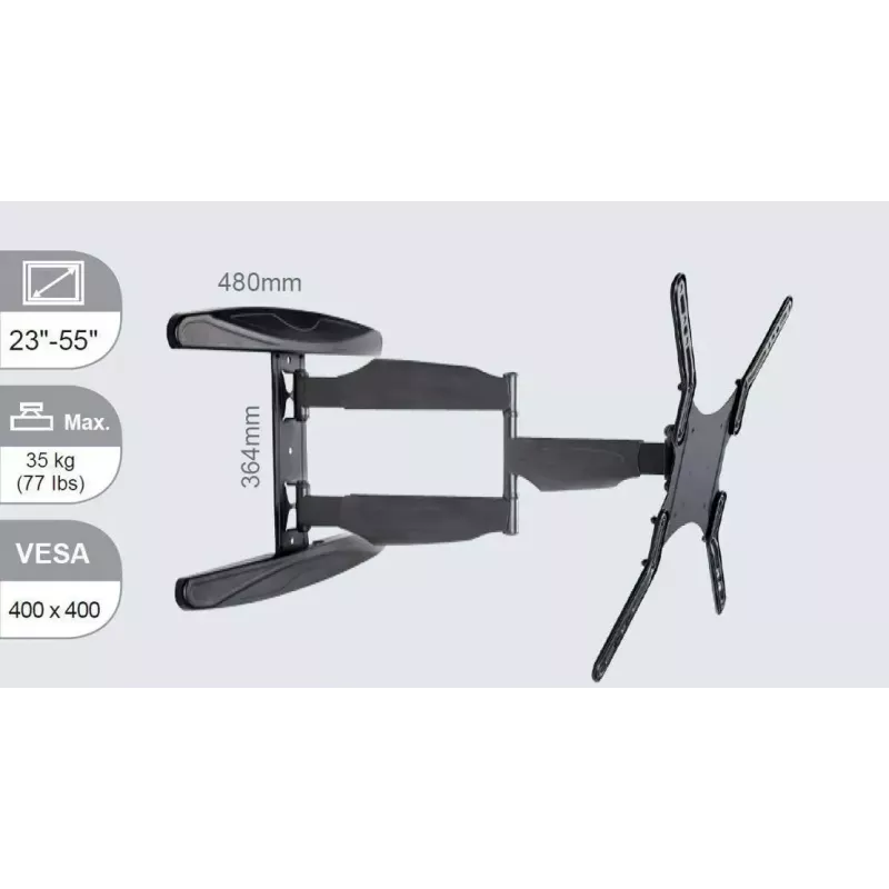 TV mount Vivolink VLMW2355A 55 inch Black