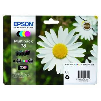 Ink cartridges multipack Epson Daisy Multipack 4‑colours 18 Claria Home Ink — Standard Yield, 4 colours