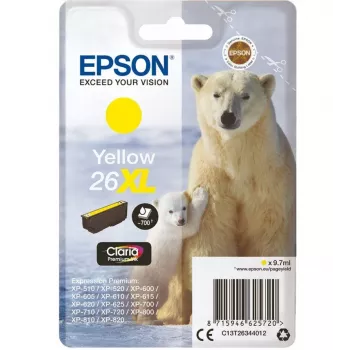 Ink Cartridge Yellow 26XL/C13T26344010 Epson