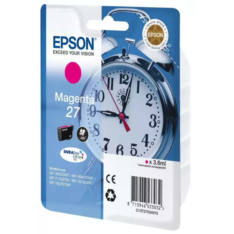 Ink cartridge Epson DURABrite Ultra C13T27034010 magenta, pigment-based, 1 pc