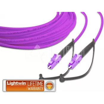 Lightwin High Quality Simplex LWL Patch Cable, MM OM4, LC - LC LWL Patch Cable (LSP-50 LC-LC 2.0 OM4)