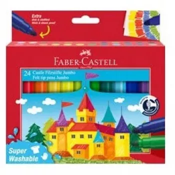 Felt pen Faber-Castell 154324 Assorted colours 24 pc(s)