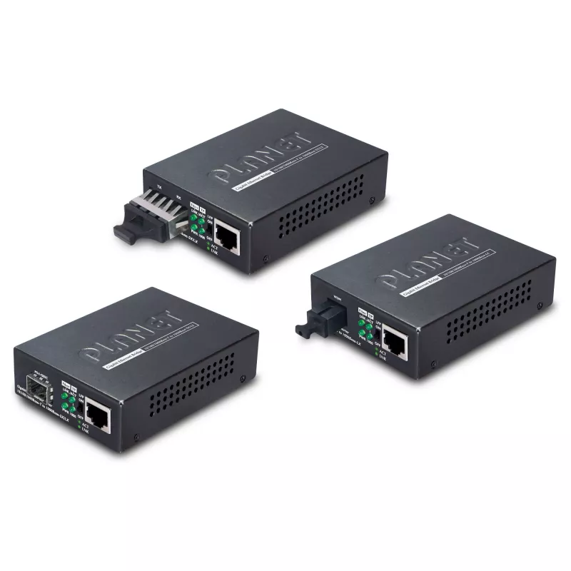 Planet GT-806B15 - Media Converter - GigE - 10Base-T, 1000Base-LX, 100Base-TX, 1000Base-T - RJ-45 /
