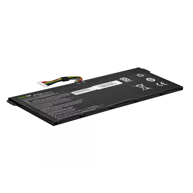Laptop battery Green Cell for ASUS A555 F555 K555 R556 X555, LiPo 4000 mAh, 7.6 V, 4 cells, black
