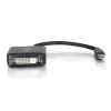 C2G Mini DisplayPort to DVI Adapter 20cm Thunderbolt to DVI-D Black