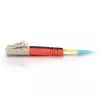 C2G InfiniBand/fibre optic cable 10 m LC OFNR Turquoise 50 µm Full duplex
