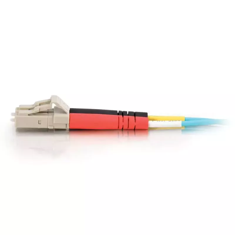 C2G InfiniBand/fibre optic cable 10 m LC OFNR Turquoise 50 µm Full duplex