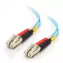 C2G InfiniBand/fibre optic cable 10 m LC OFNR Turquoise 50 µm Full duplex