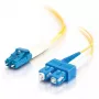 C2G InfiniBand/fibre optic cable 2 m LC SC OFNR Yellow