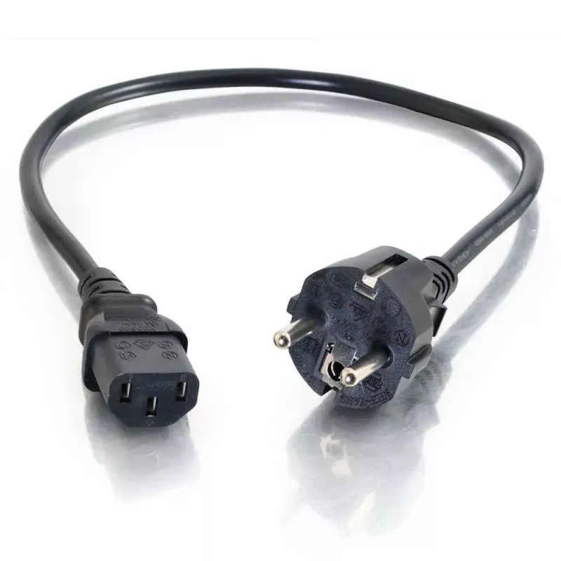 C2G Power Cable 5m Black CEE7/7 C13 Coupler 88546