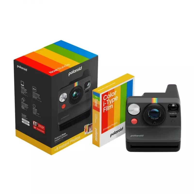 Polaroid Now Bundle Instant Camera Gen. 3 (starter pack) Black