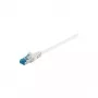 Wentronic Goobay CAT 6a Patch Cable, S/FTP (PiMF), White, 3 m - LSZH Halogen-Free, Copper (93790)