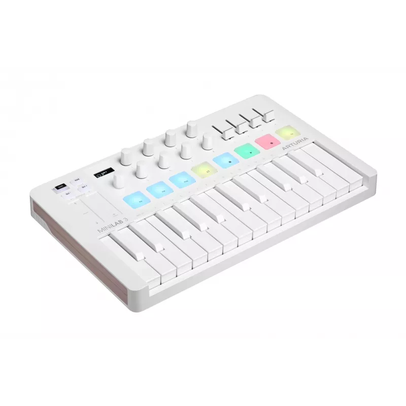 Arturia MiniLab 3 - MIDI control keyboard, white