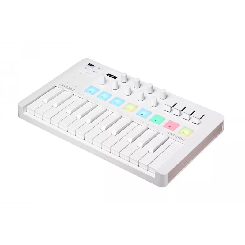 Arturia MiniLab 3 - MIDI control keyboard, white