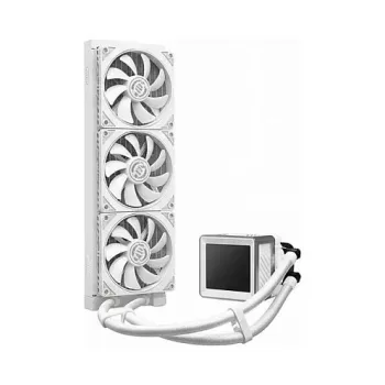 ASROCK ASRock Steel Legend 360 LCD liquid CPU cooler with 360mm radiator, RGB display