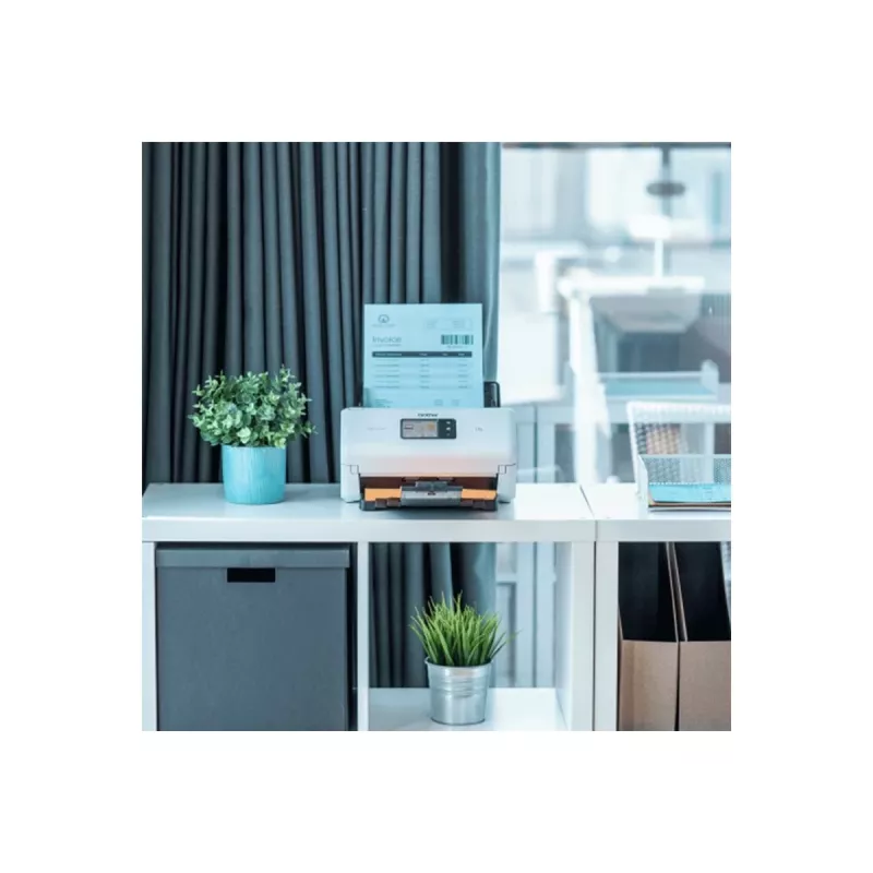 Document scanner Brother ADS-4550WTC1 with duplex scanning and wireless connectivity