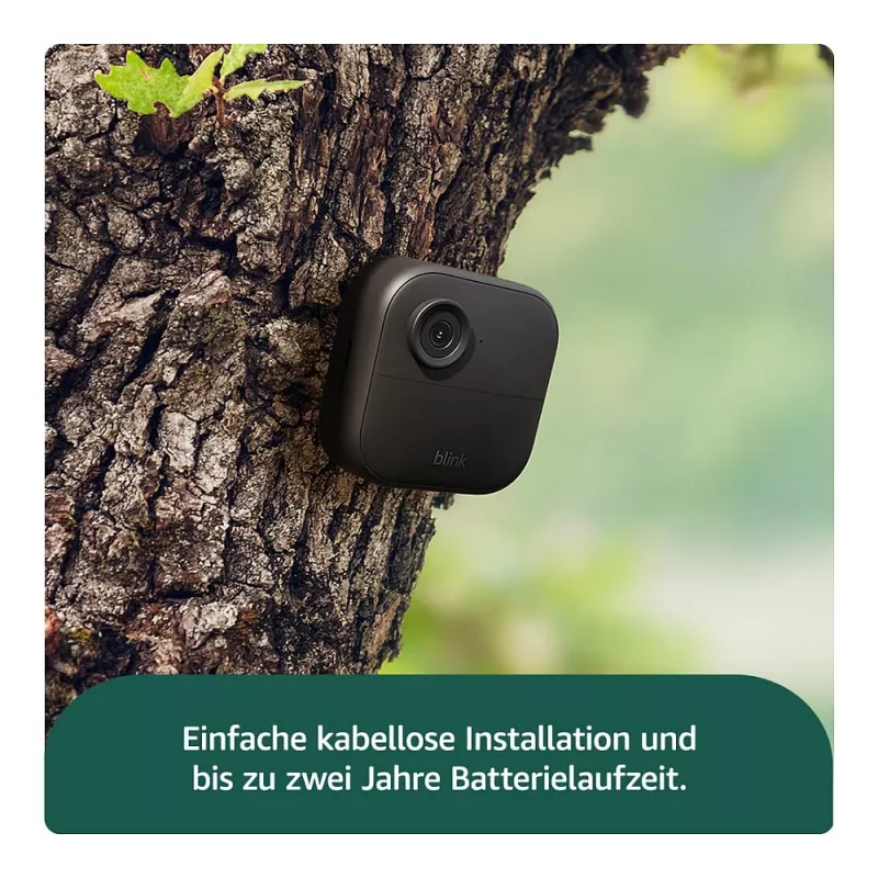 AMAZON (RING) Blink Outdoor 4 - Network Surveillance Camera - Outdoor Area, Indoor Area - weather-resistant - Colour (day/night) - 1080p - Audio - wireless - Wi-Fi (B0B1N5RL1Q)