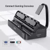 Handheld gaming console dock station Unitek G1002F01 — USB docking connector, black