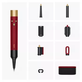 Airwrap i.d. Straight + Wavy Limited Edition, Multistyler Red/gold, Bluetooth