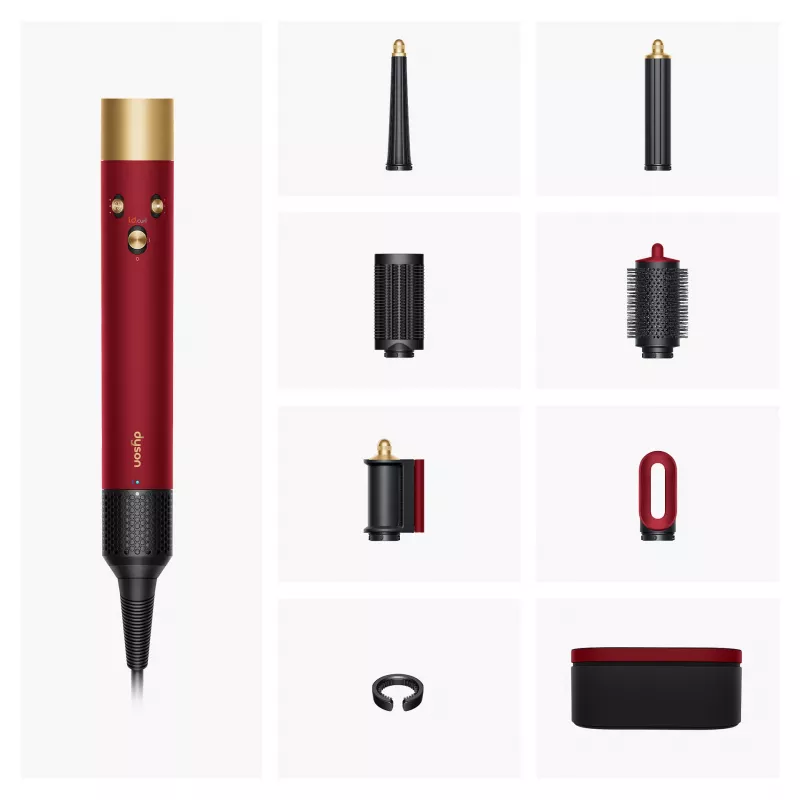 Airwrap i.d. Straight + Wavy Limited Edition, Multistyler Red/gold, Bluetooth