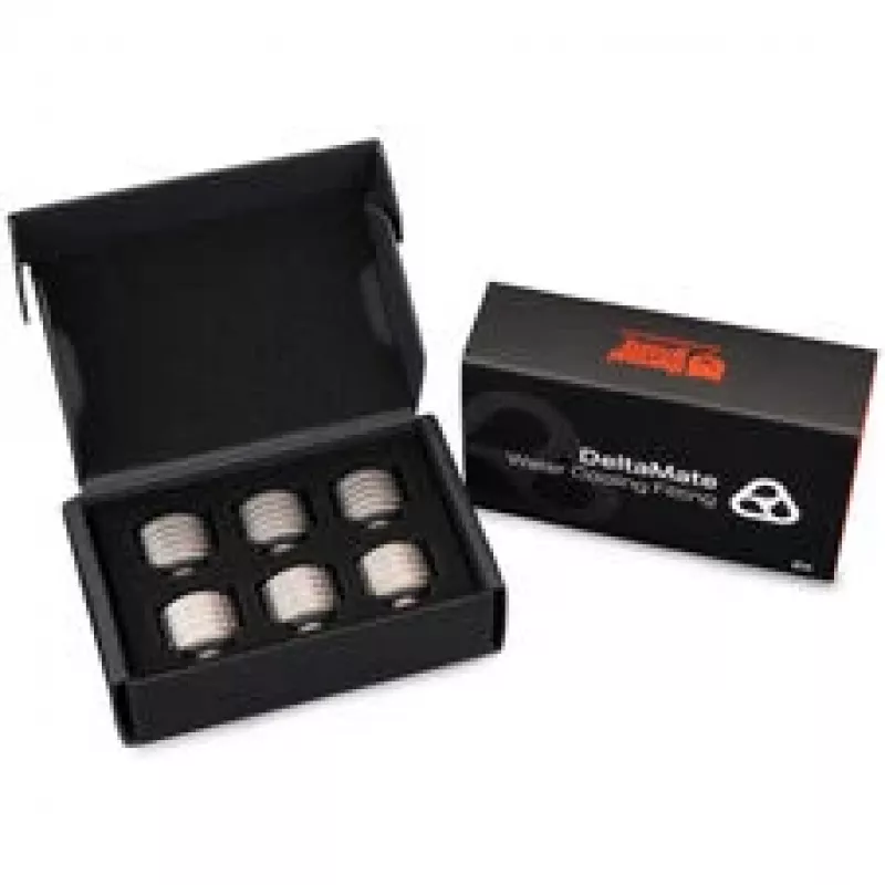 Thermal Grizzly DeltaMate Fitting ST16 Matt Nickel (6-Pack) - thermal interface retention clips
