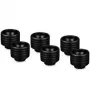 Thermal Grizzly DeltaMate Fitting ST16 Black — 6-Pack thermal pad alignment accessory