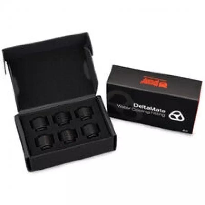 Thermal Grizzly DeltaMate Fitting ST16 Black — 6-Pack thermal pad alignment accessory