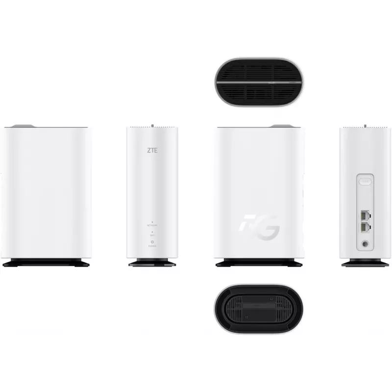 ZTE G5C - Gigabit Ethernet dual-band (2.4 GHz / 5 GHz) Wi-Fi 6 4G/5G wireless router in white