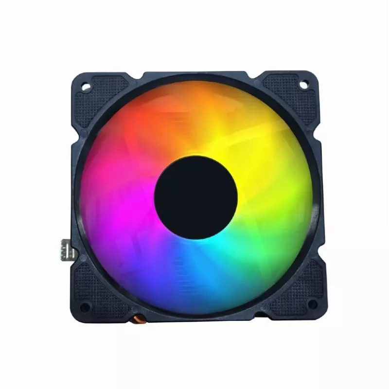 Air cooler Gembird CPU-HURACAN-ARGB-X140 12 cm Black White 800-1600 RPM