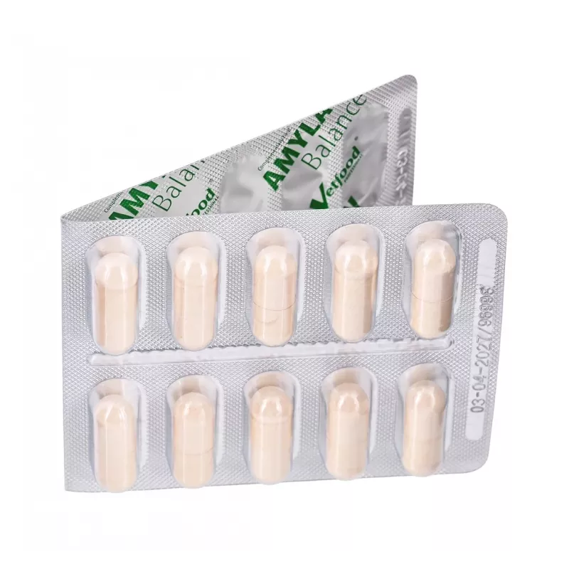 Vetfood Amylactiv Balance digestive support for dogs and cats 60 capsules