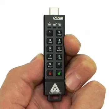 USB Flash Drive Apricorn 64GB USB Type-A 3.2 Gen 1 Aegis Secure Key 3NXC